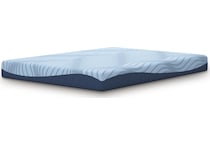 essentials  inch memory foam blue mattress queen   