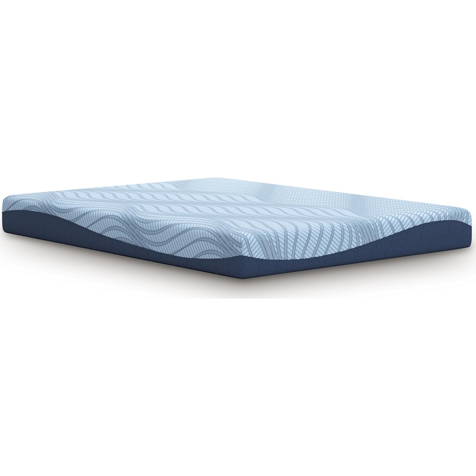 essentials  inch memory foam blue mattress twin   