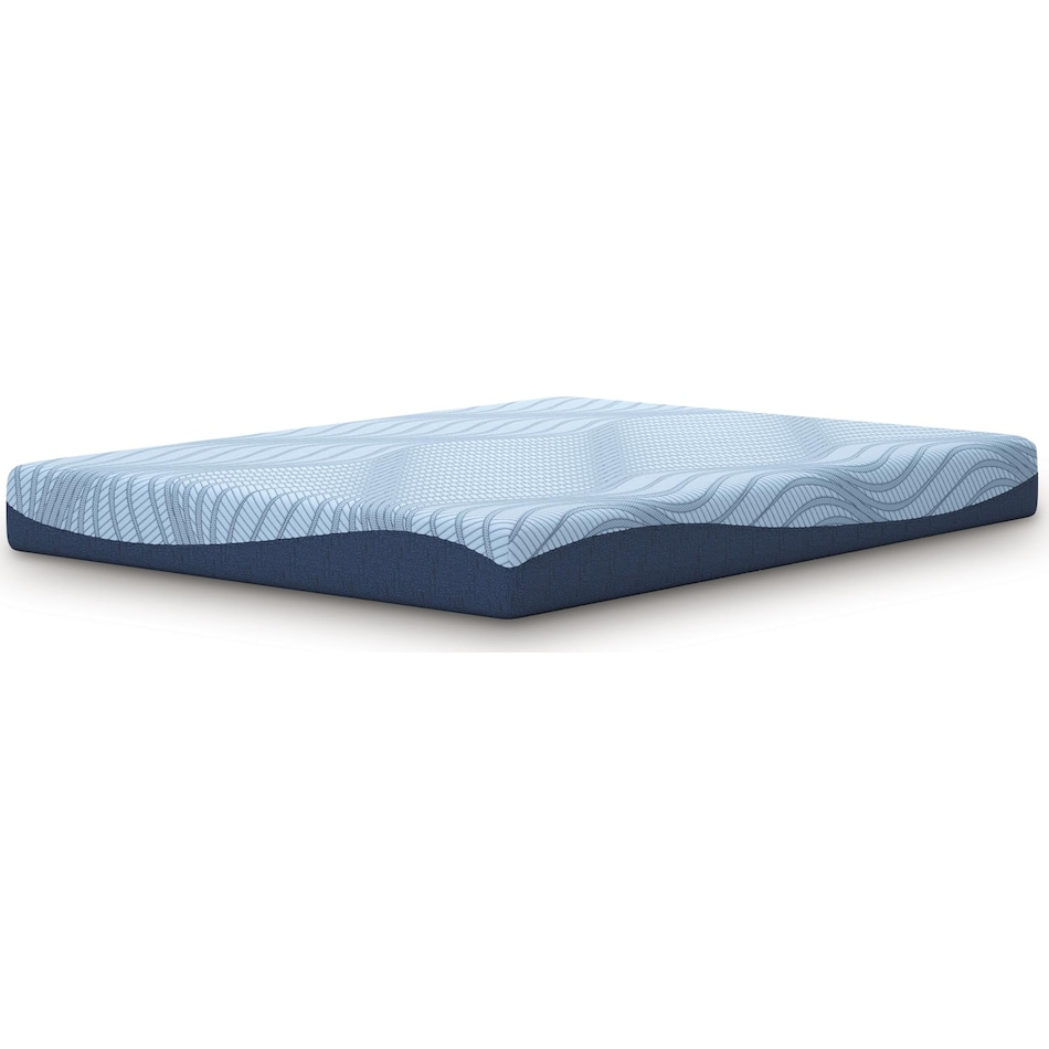 essentials  inch memory foam blue mattress twin   