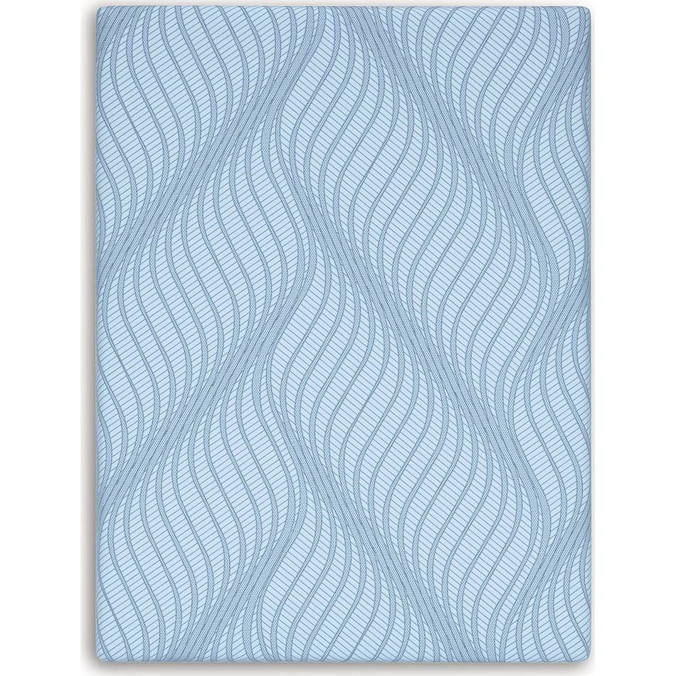 essentials  inch memory foam blue mattress twin   