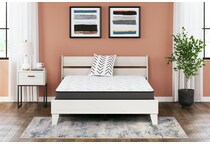 essentials inch innerspring white mattress king   