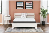 essentials inch innerspring white mattress queen   