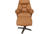 euro brown power leather wall recliner   