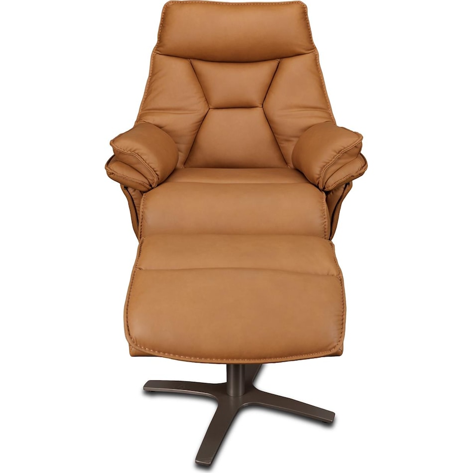 euro brown power leather wall recliner   