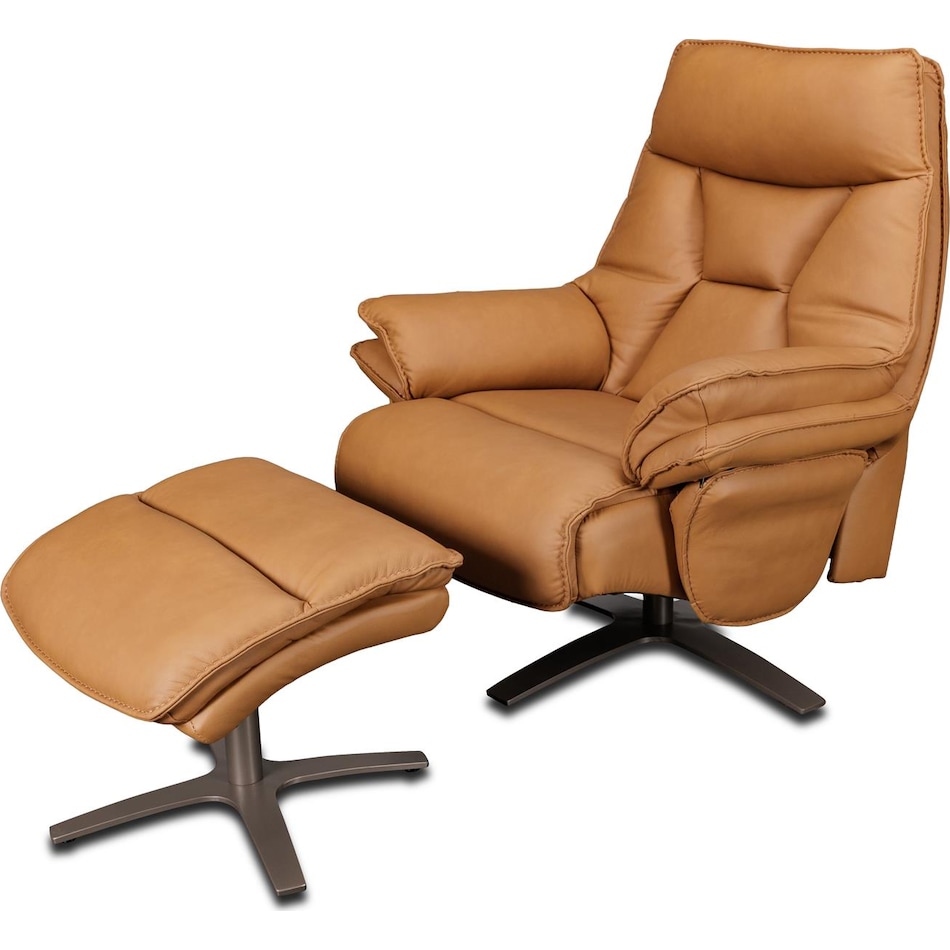 euro brown power leather wall recliner   