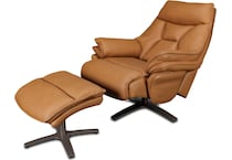 euro brown power leather wall recliner   