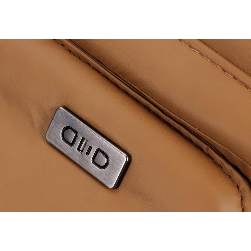 euro brown power leather wall recliner   