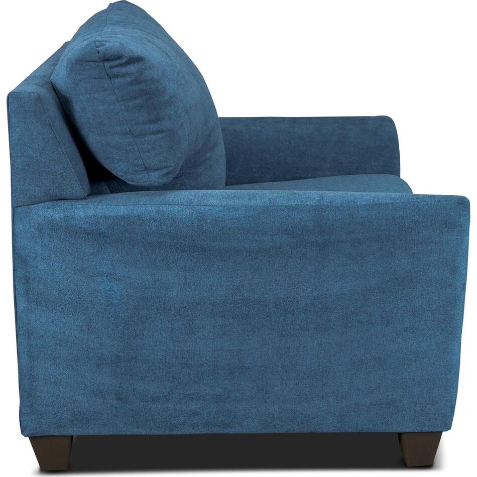evan blue chair   