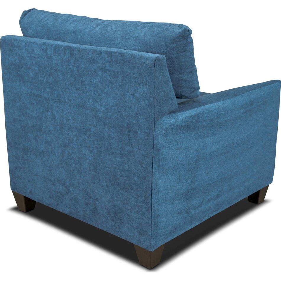 evan blue chair   