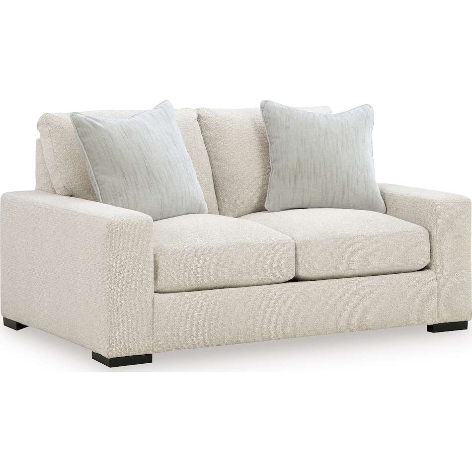 evanley linen loveseat   