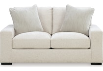 evanley linen loveseat   