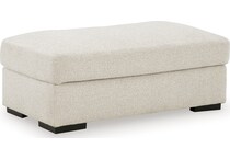 evanley linen ottoman   