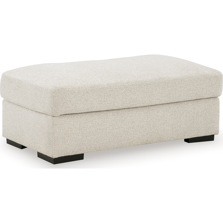 evanley linen ottoman   
