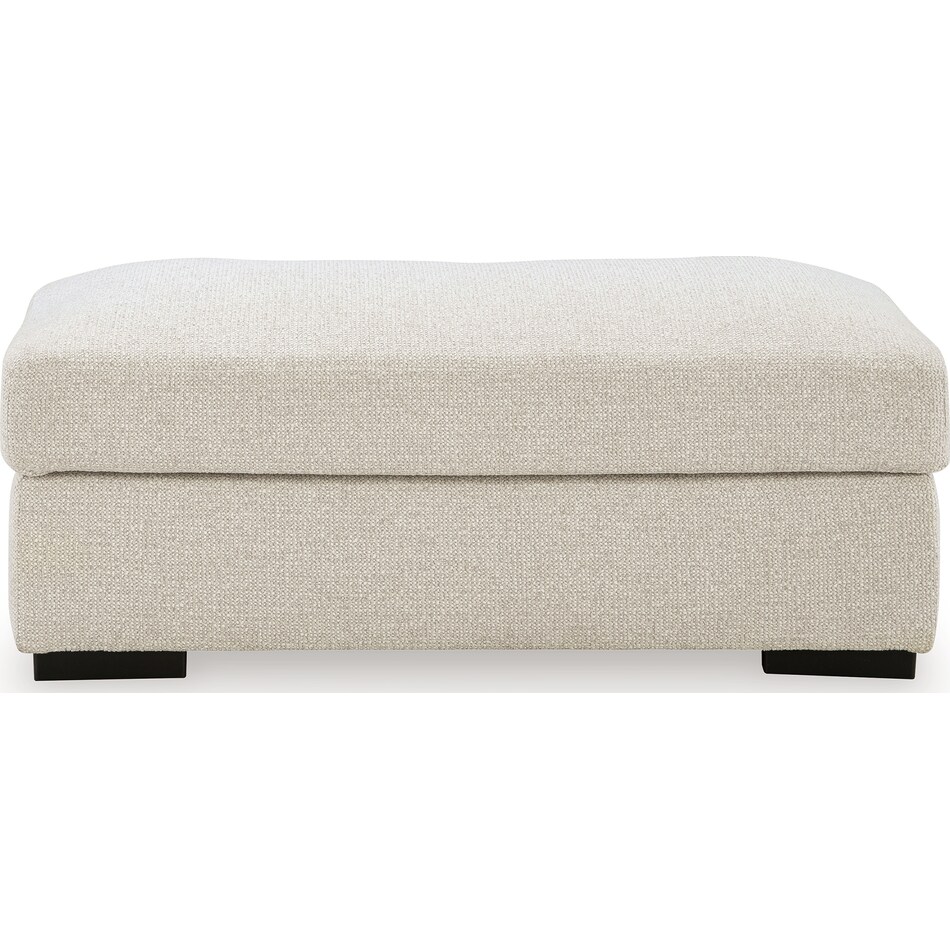 evanley linen ottoman   