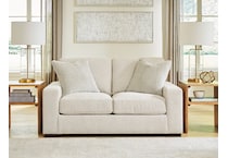 evanley white loveseat   