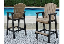 fairen trail driftwood barstool outdoor   
