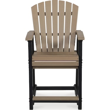 FAIREN TRAIL OUTDOOR COUNTER HEIGHT BAR STOOL (SET OF 2)