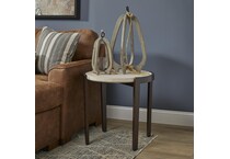 fairlawn brown end table   