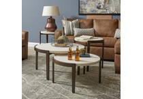 fairlawn brown end table   