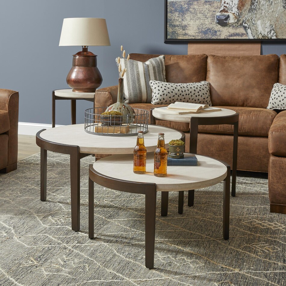 fairlawn brown end table   
