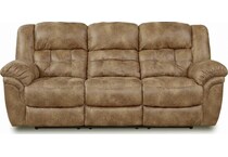 farley almond power reclining sofa   