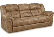 farley almond reclining sofa   