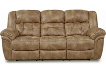 farley almond reclining sofa   