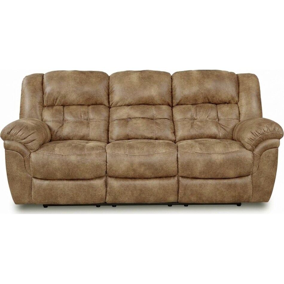 farley almond reclining sofa   