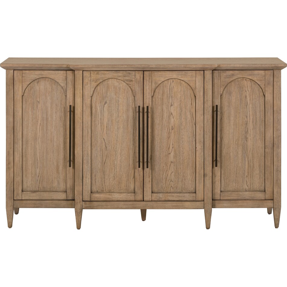 faulkner natural accent cabinet   