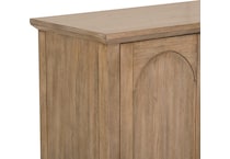 faulkner natural accent cabinet   