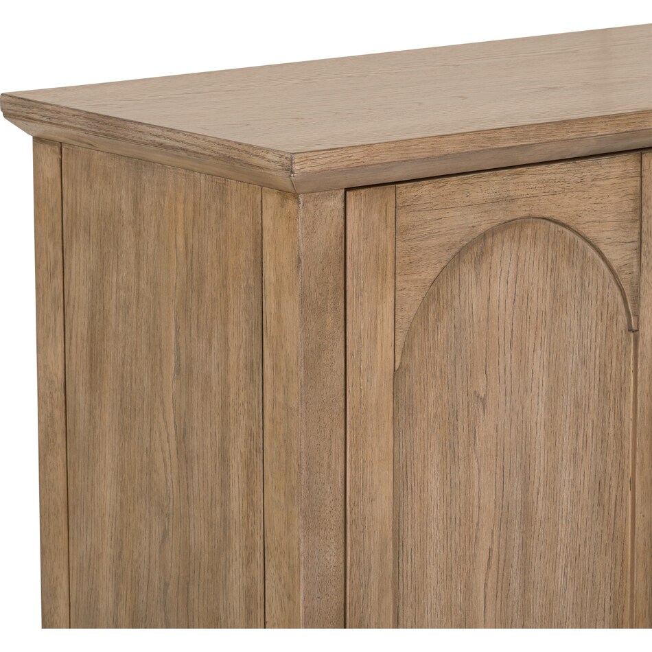 faulkner natural accent cabinet   