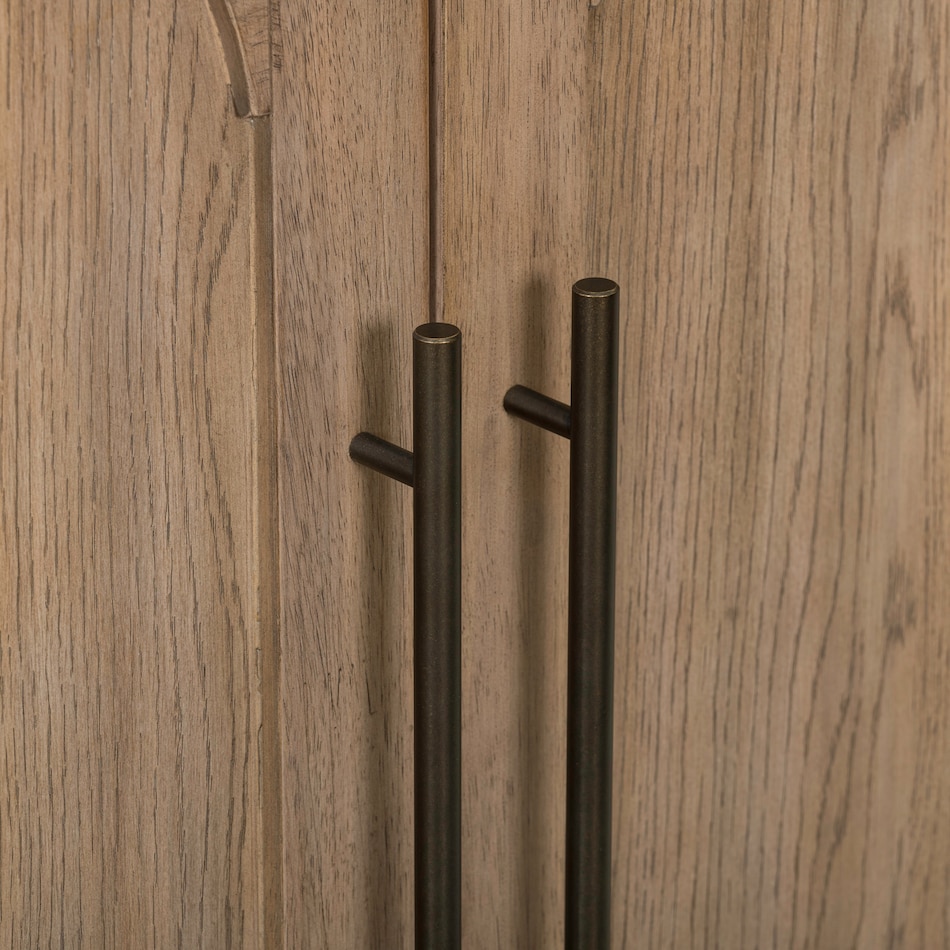 faulkner natural accent cabinet   