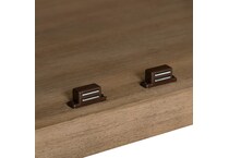 faulkner natural accent cabinet   