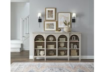 faulkner natural accent cabinet   