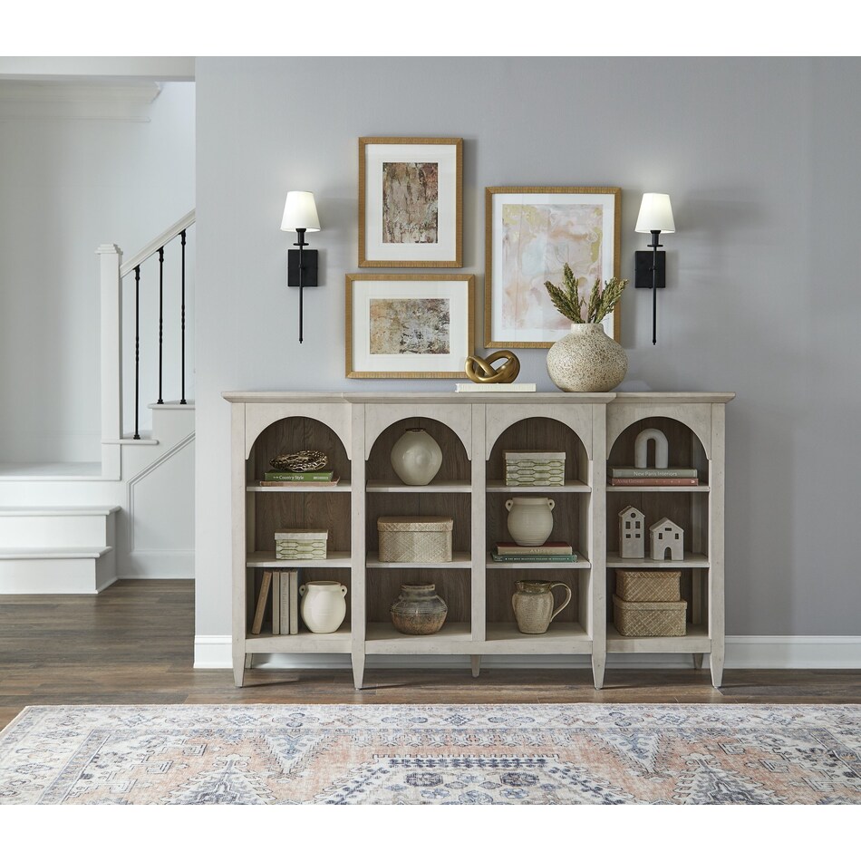 faulkner natural accent cabinet   