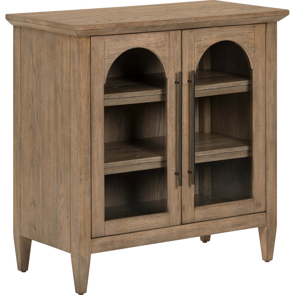 faulkner natural accent cabinet   