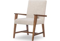fenley distressed cherry arm chair   