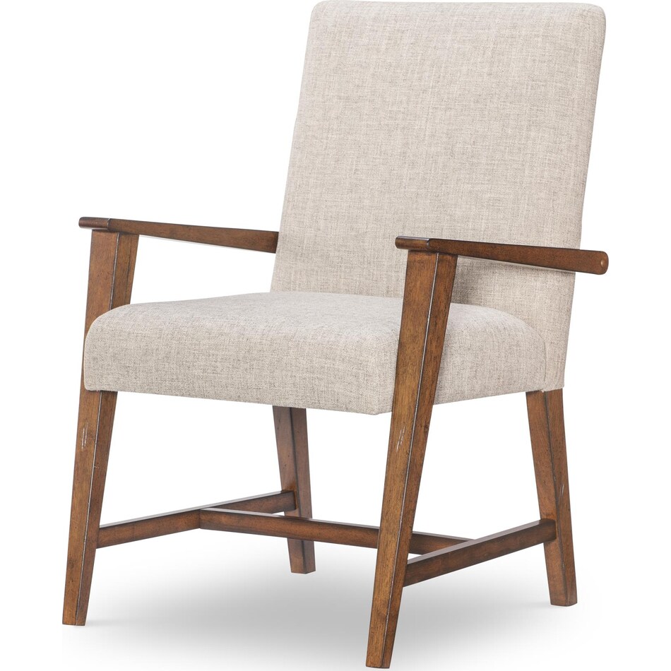 fenley distressed cherry arm chair   