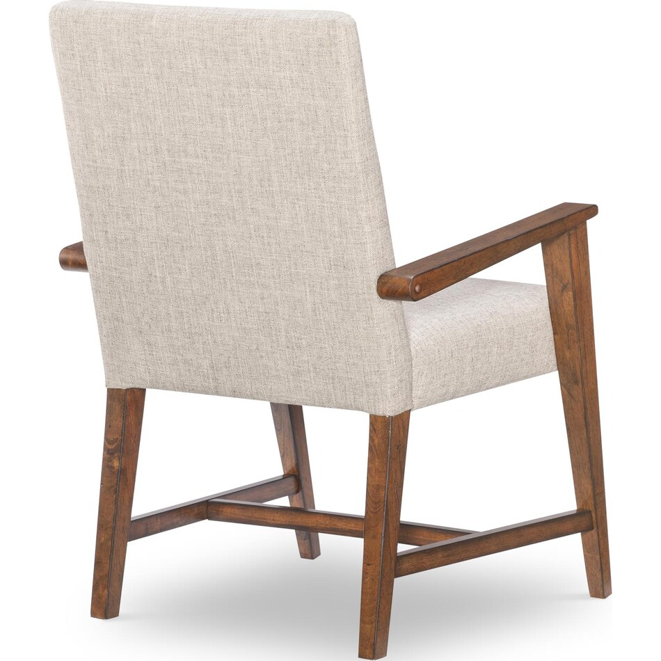 fenley distressed cherry arm chair   