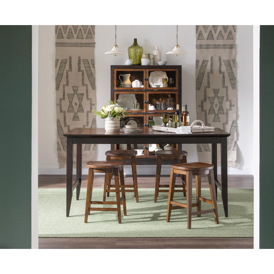 fenley distressed cherry counter table  counter table top   