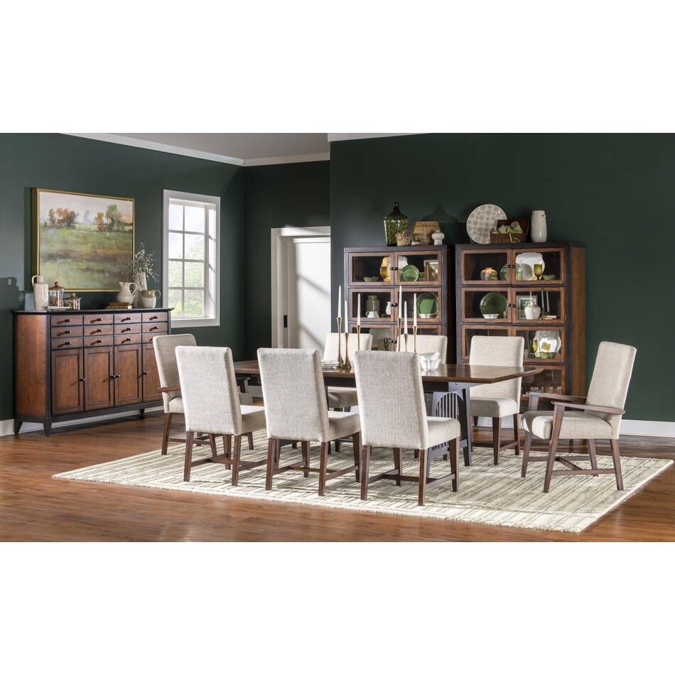fenley distressed cherry side chair   