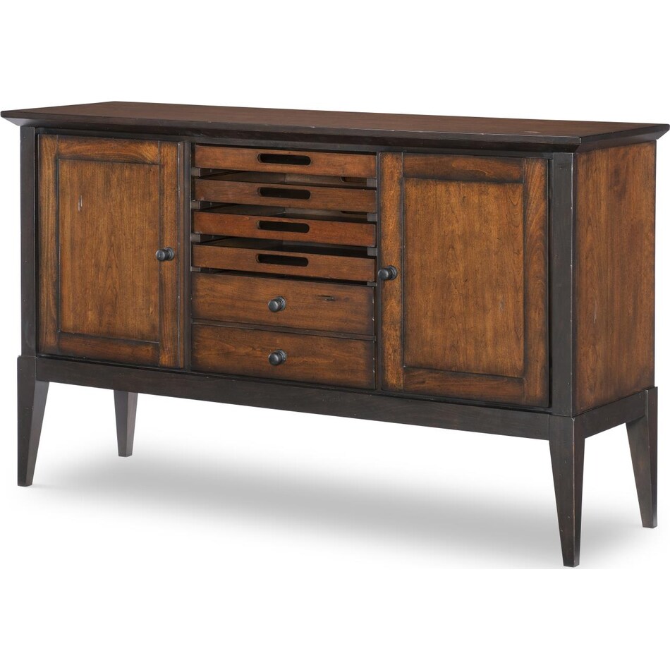 fenley distressed cherry sideboard server   