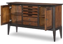 fenley distressed cherry sideboard server   