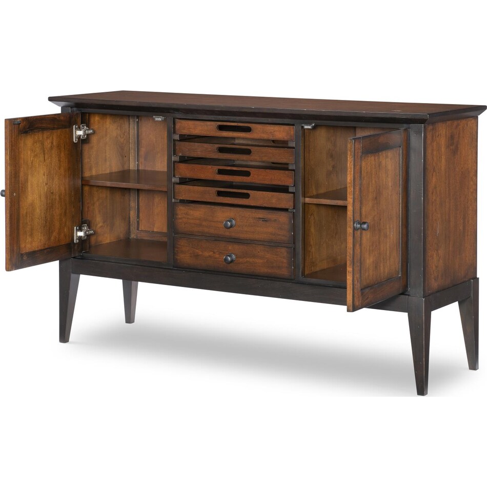 fenley distressed cherry sideboard server   