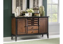 fenley distressed cherry sideboard server   