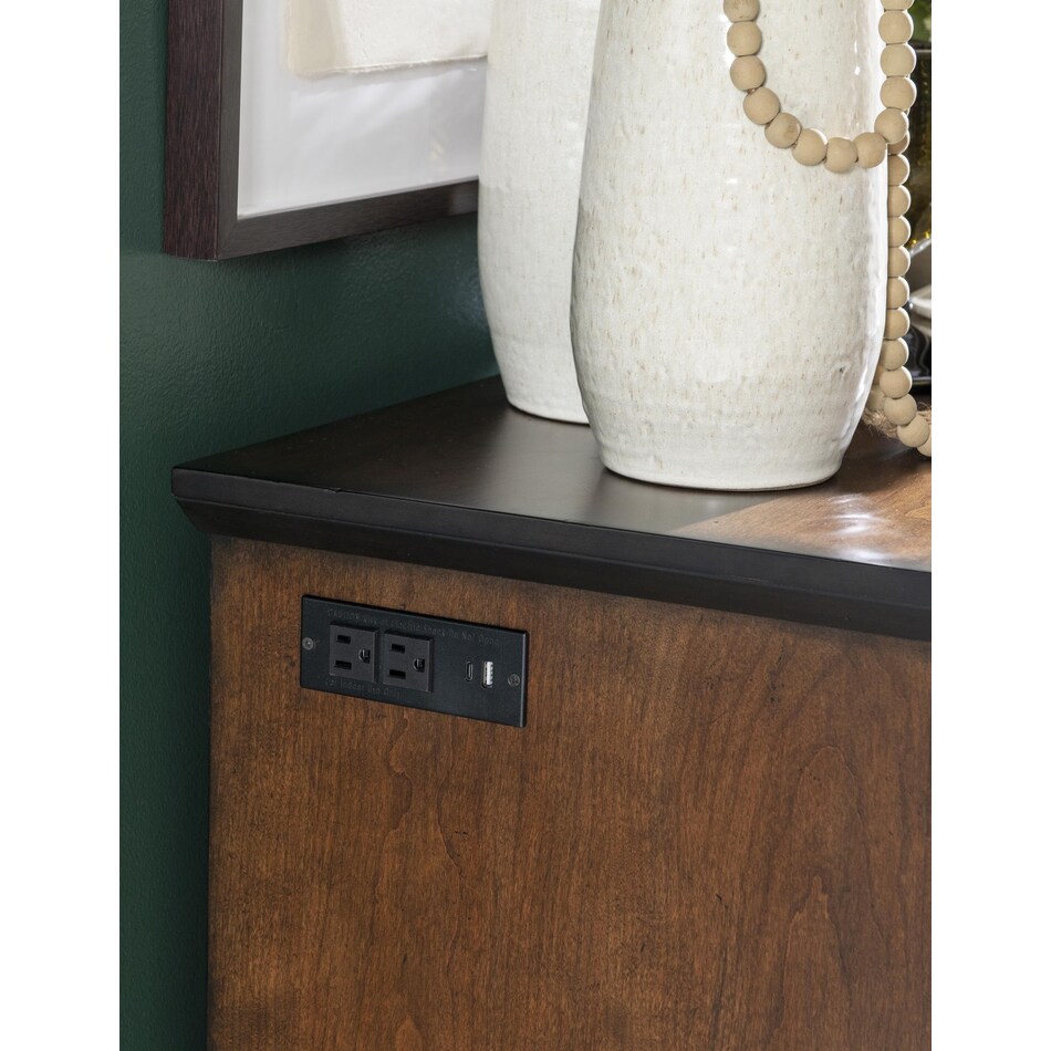 fenley distressed cherry sideboard server   