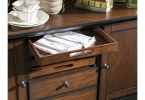 fenley distressed cherry sideboard server   