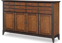 fenley distressed cherry sideboard server   