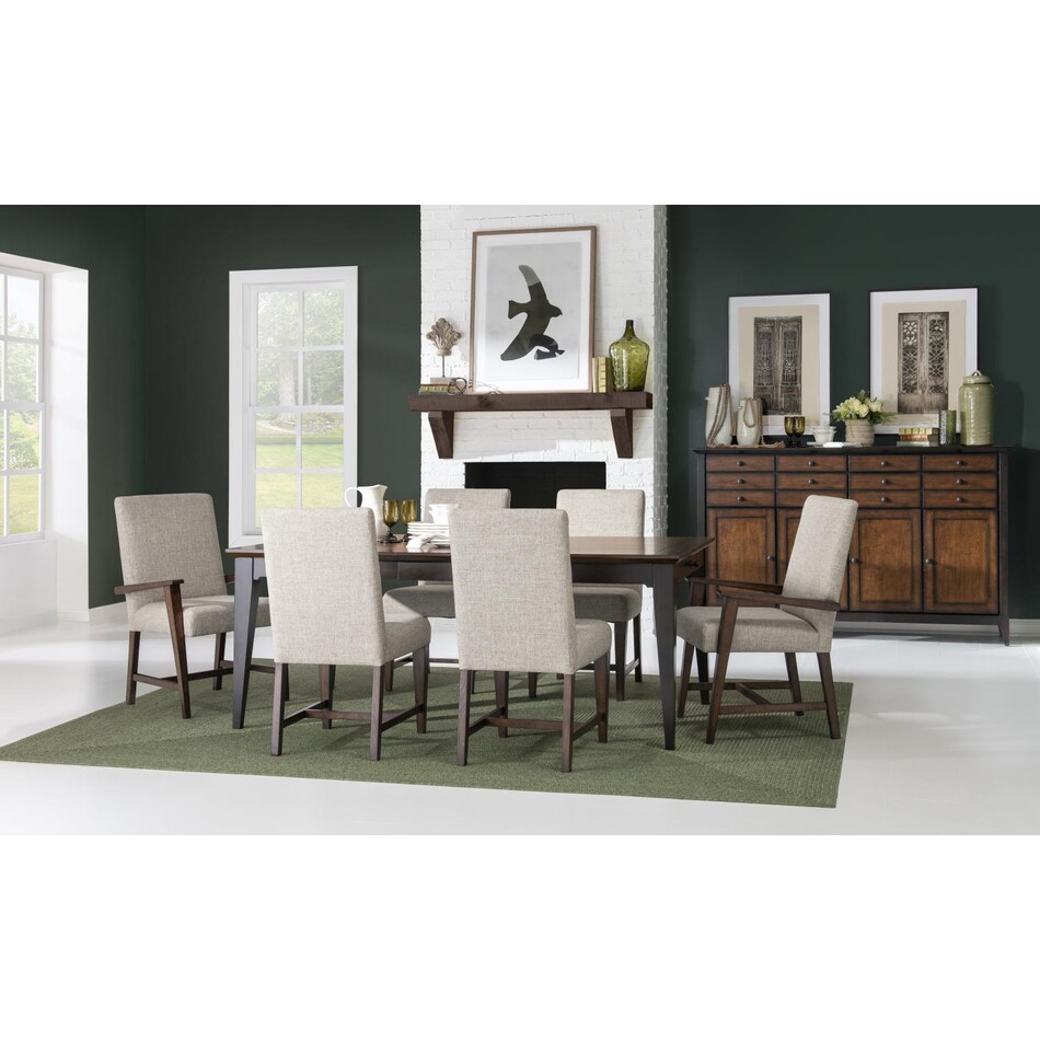 fenley distressed cherry sideboard server   