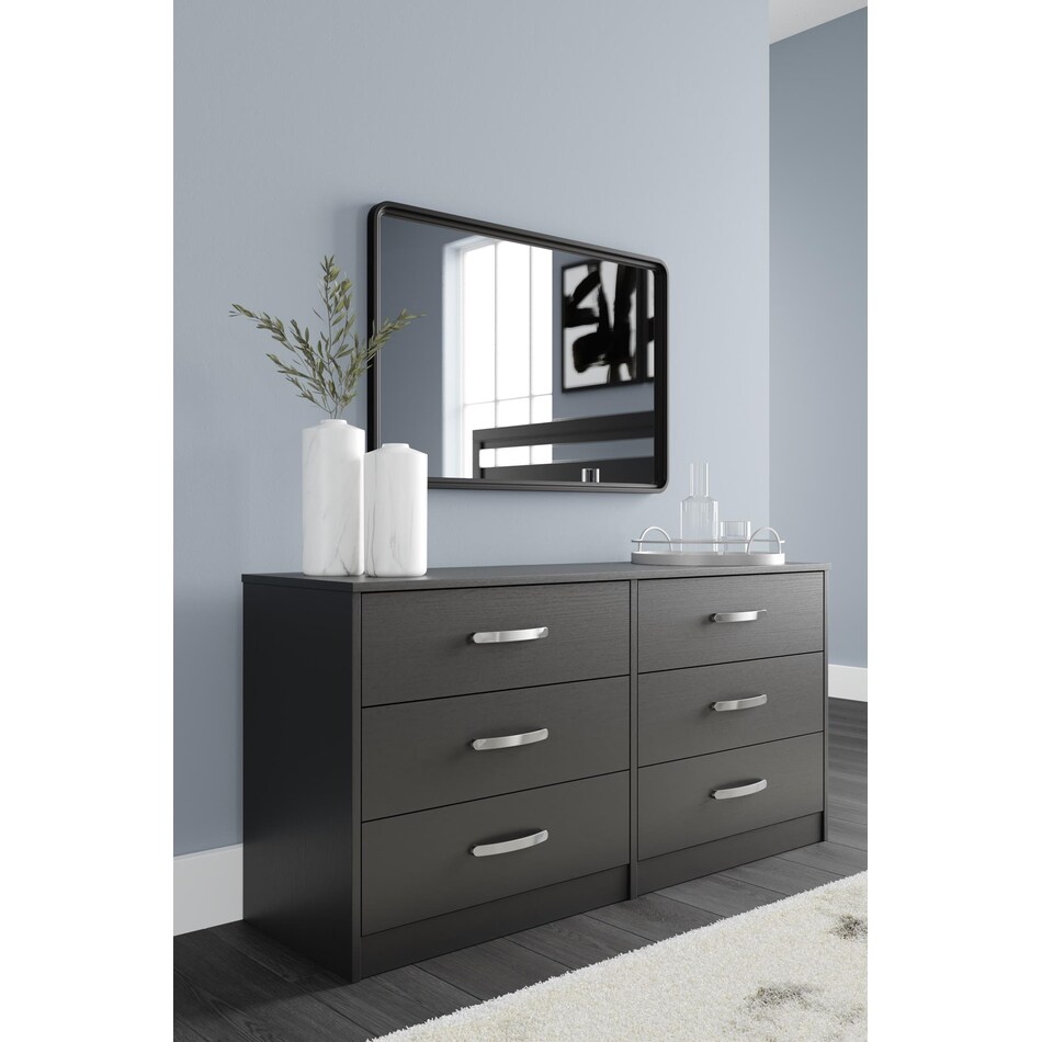 finch black dresser   